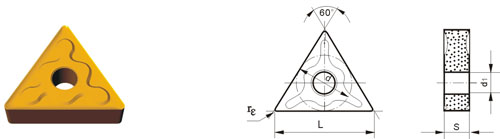 Inserts amovibles Type?T TNMG-ZM54