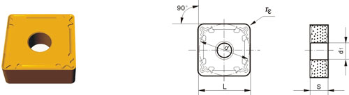 Insertos Indexáveis Tipo?S SNMG-ZF1