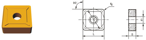 Insertos Indexáveis Tipo?S SNMG-ZF3
