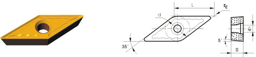 Indexable Inserta Type?V VBMT-ZM